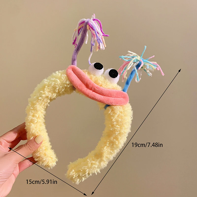 New Funny Headband Ornament Hoops Band DIY Hair Accessories 1PCCute Little Monster Headwear Happy Swing Cute Xmas Headband