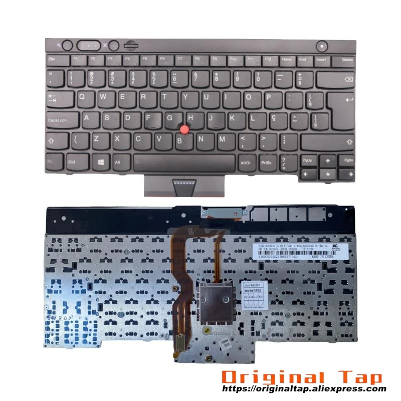 BR Brazilian Keyboard for Lenovo Thinkpad L430 L530 T430 T430s T530 W530 X230 X230t 04X1205 04X1281 04X1319 04Y0569 04Y0606 04Y0