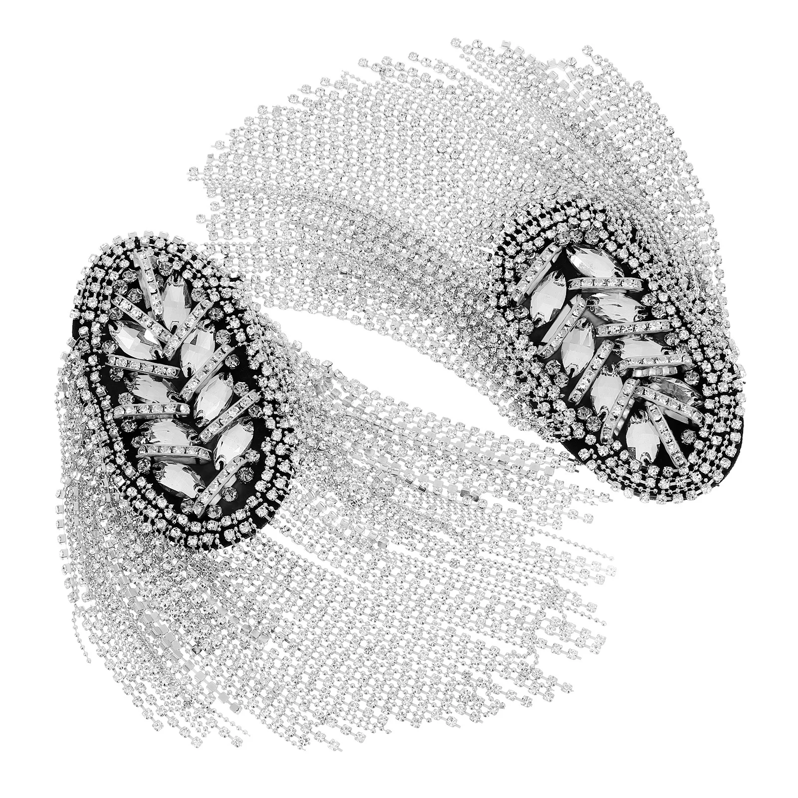 

2pcs Metal Tassel Epaulets Vintage Shoulder Jewelry For Costume Wedding Party Stage Uniform Clothing Accessories Handicraft