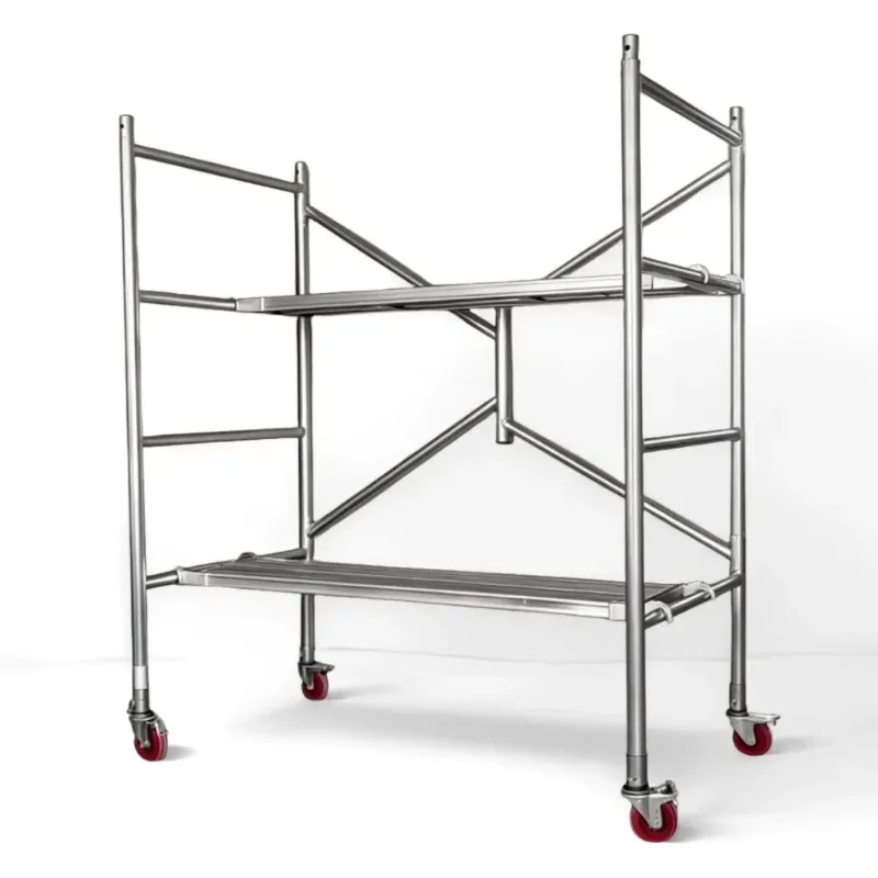 Folding scaffolding full set factory direct sales home decoration supermarket multifunctional scaffolding
