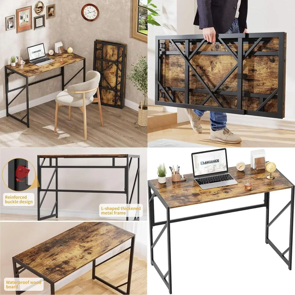 

Компактный складной стол для домашнего офиса, компактный письменный стол для небольших помещений