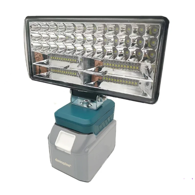 Tool Parts For Dewalt For Milwaukee For Makita For Bosch For Ryobi Battery Spotlight Work Fishing Lamp Outdoor Comping Led Light image 5