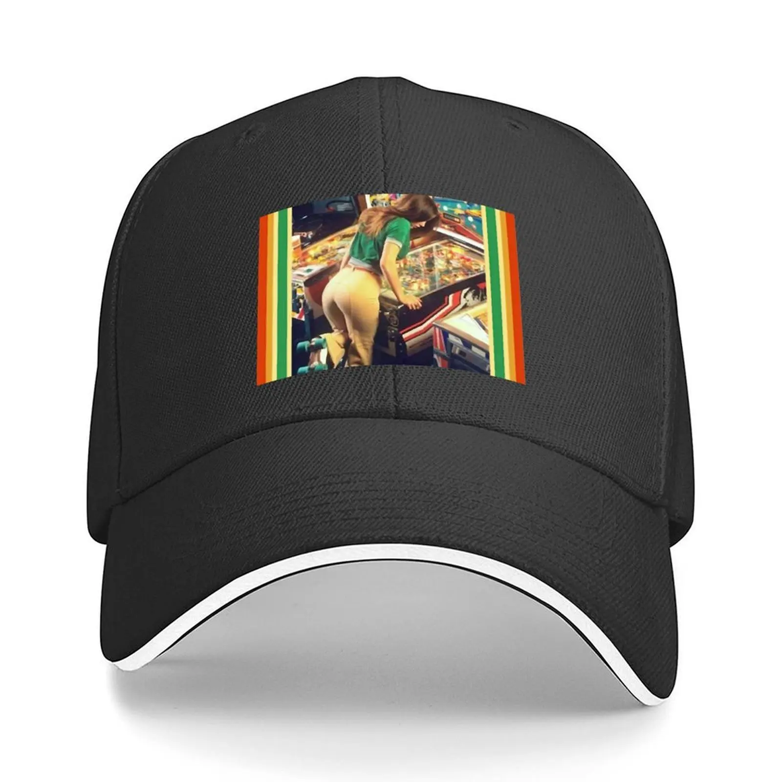 

Pinball! Shirt Essential Baseball Cap Beach Funny hats Trucker Hat foam party Hat Men Women's