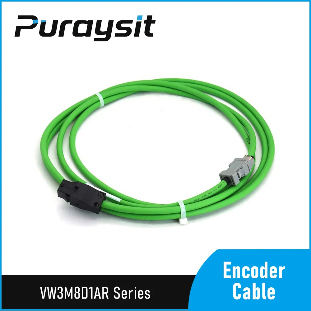 Puraysit Low Power Servo Motor Encoder Cable VW3M8D1AR30 VW3M8D1AR80 VW3M8D1AR50 VW3M8D1AR100 for Schneider LXM23D LXM26 LXM28