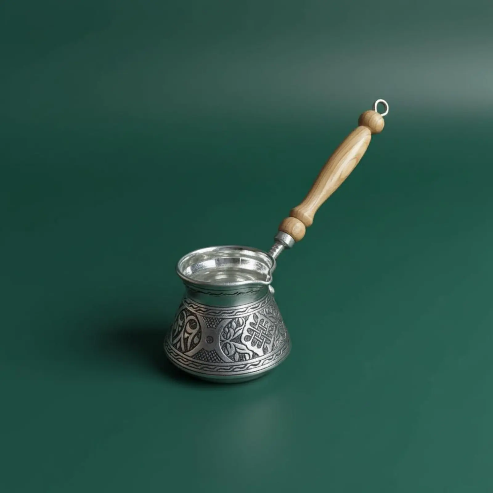 

Турецкая кофеварка (джезва) традиционного дизайна, медная, с гравировкой, с оловянным покрытием внутри, для приготовления арабского кофе, нержавеющая