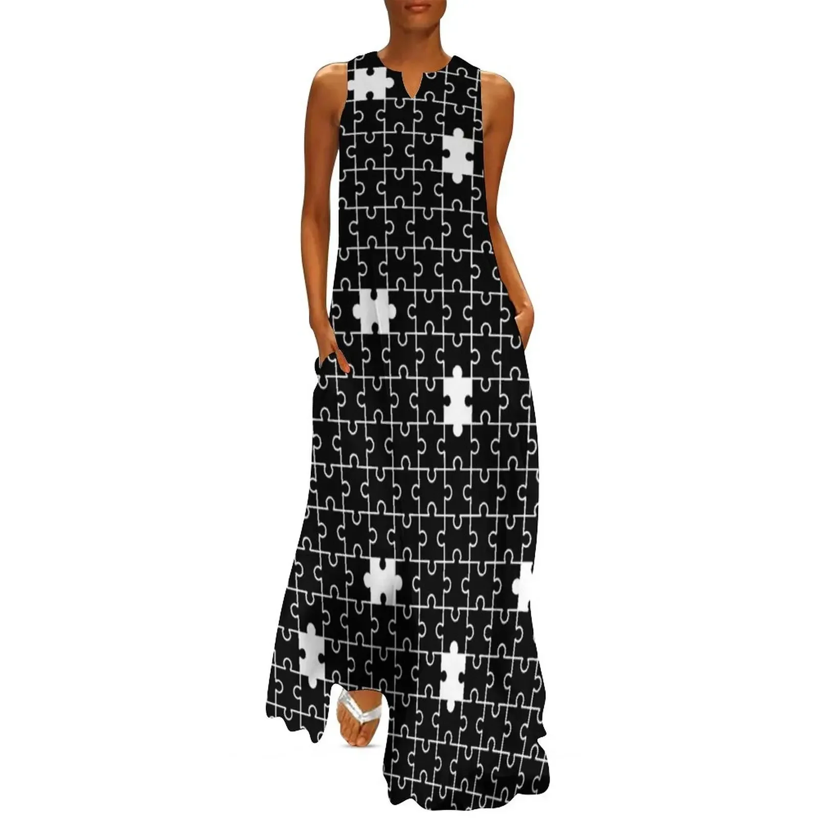 

Puzzle Long Dress dresses for women elegant women's dresses sale Bridesmaid dress woman Dress