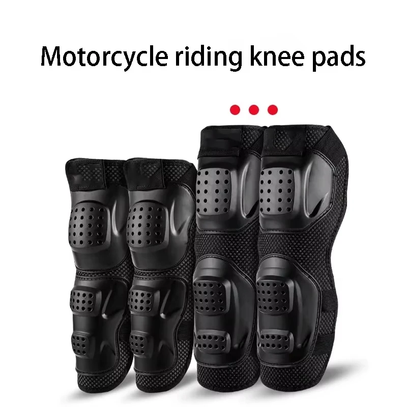 Motorcycle Knee Pads and Elbow Rodilleras Breathable Racing Off-Road Outdoor Sports Motociclista Protection  Knee Four-piece Set