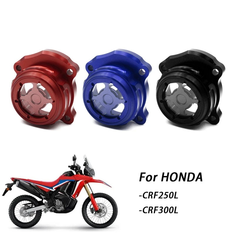 Tapa de cubierta de filtro de aceite de motor de motocicleta para Honda CRF300L 2021-2022 CRF250L 2013-2021 CRF 250L Rally 2017-2021