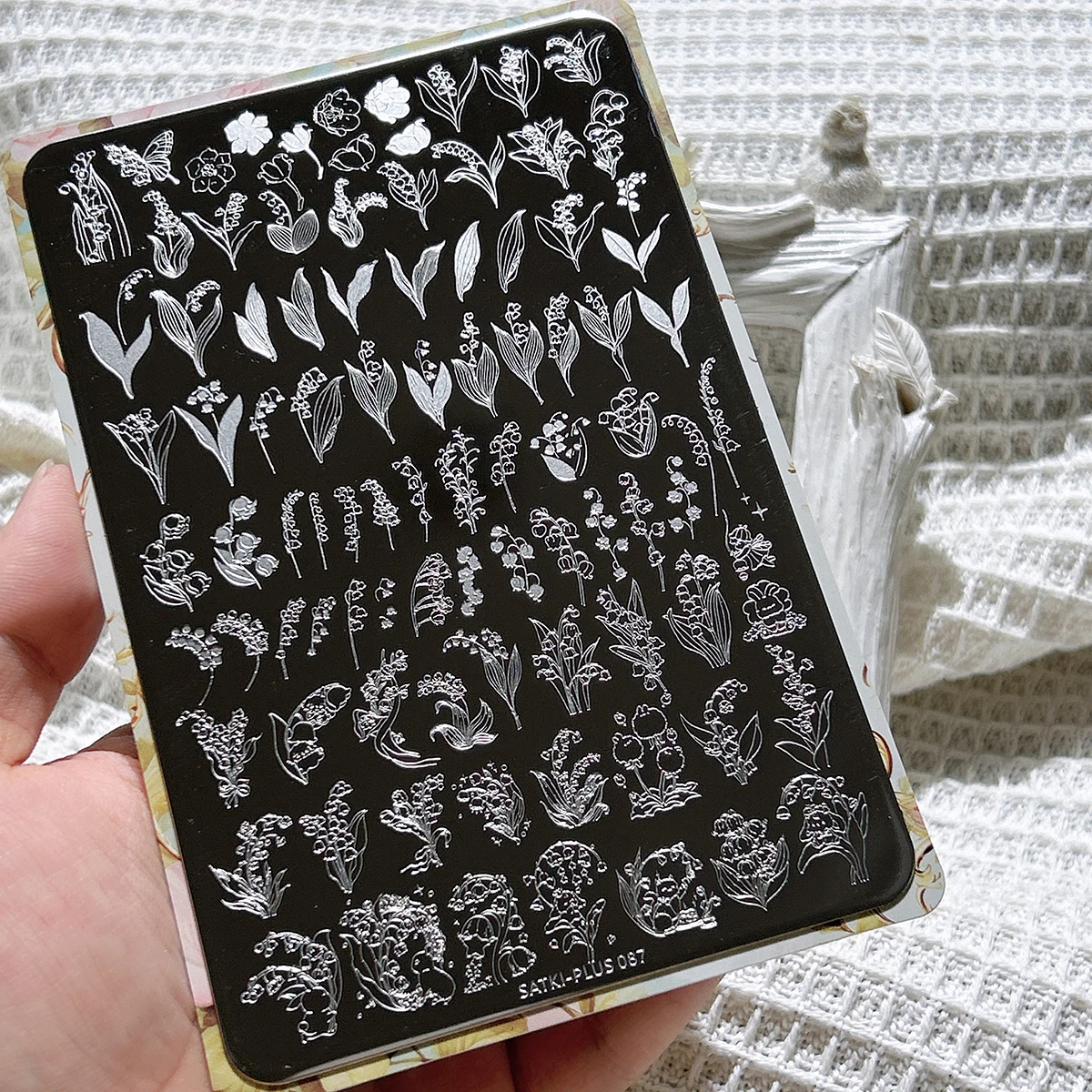 

Пластина для штамповки ногтей, стальная пластина для штамповки, благоприятная для начинающих, без рисунка, шаблон для украшения ногтей, цветок растения, цветок лилии, хризантема, вишневый цветок, цветок персика, роза, штамповка лака для ногтей, гель-форма