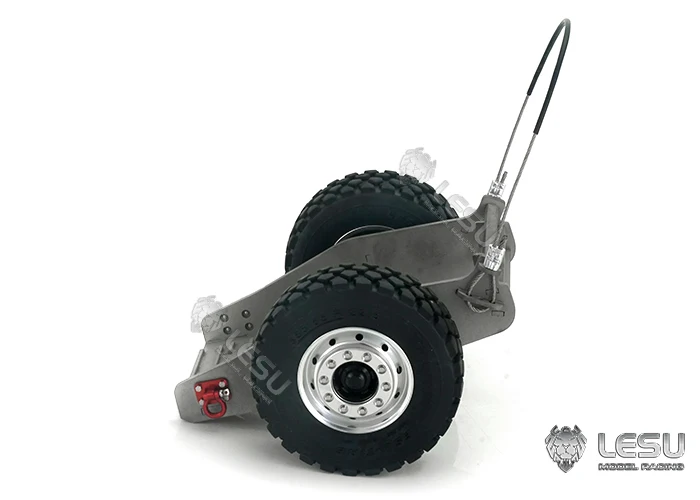 LESU 1/14 Simulationsmodell AC360 Schnelle Demontage und Austausch des Schleppkopfes, fester Bagger-Raupenanhänger – Detail 9