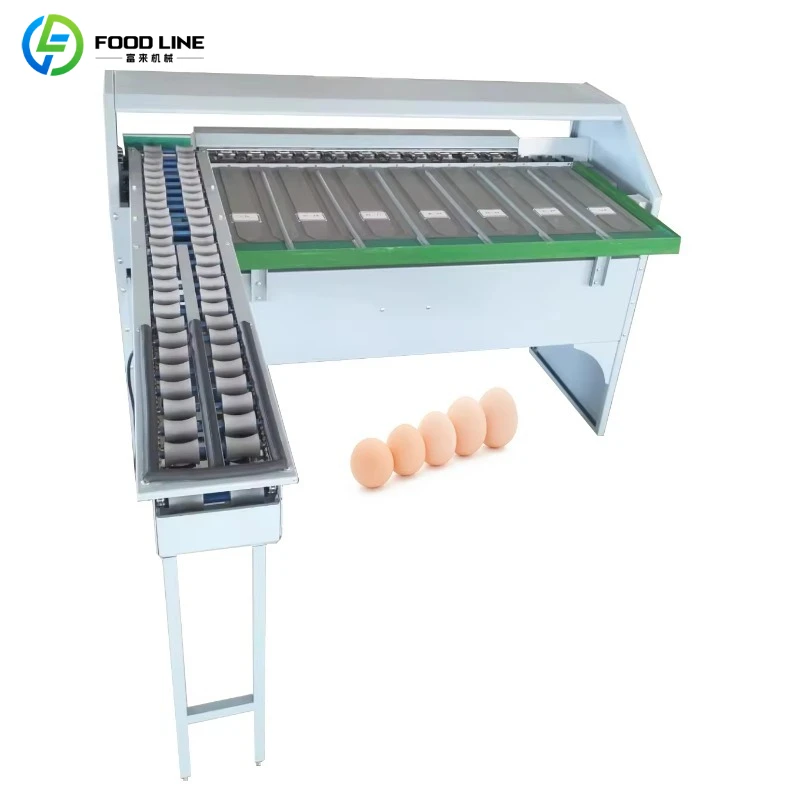 High Precision Industrial Stainless Steel Automatic Egg Weight Grading Sorting Machine For Poultry Egg Processing Plant custom