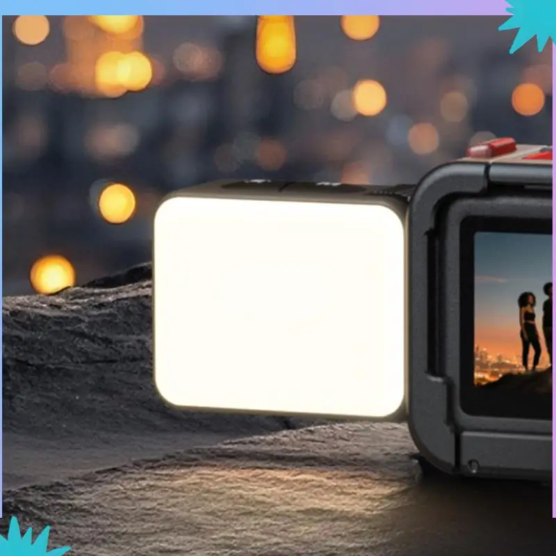 ABZW 3-Color Magnetic Quick-Release Fill Light Multi-Color Beauty Light For DJI Osmo Action5/4/3