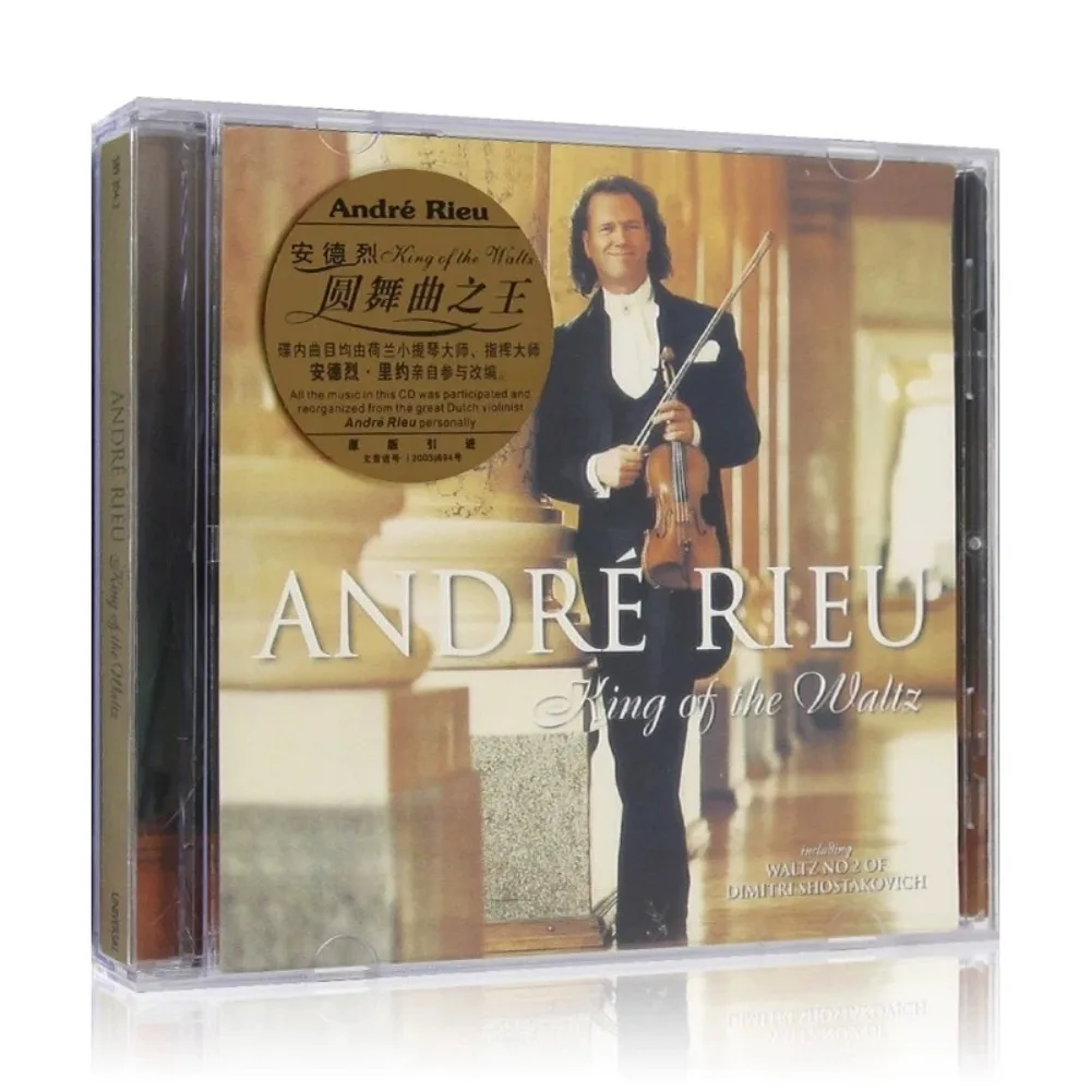

André Rieu "King of The Waltz" Violin Album CD - Classical Waltz Music Disc