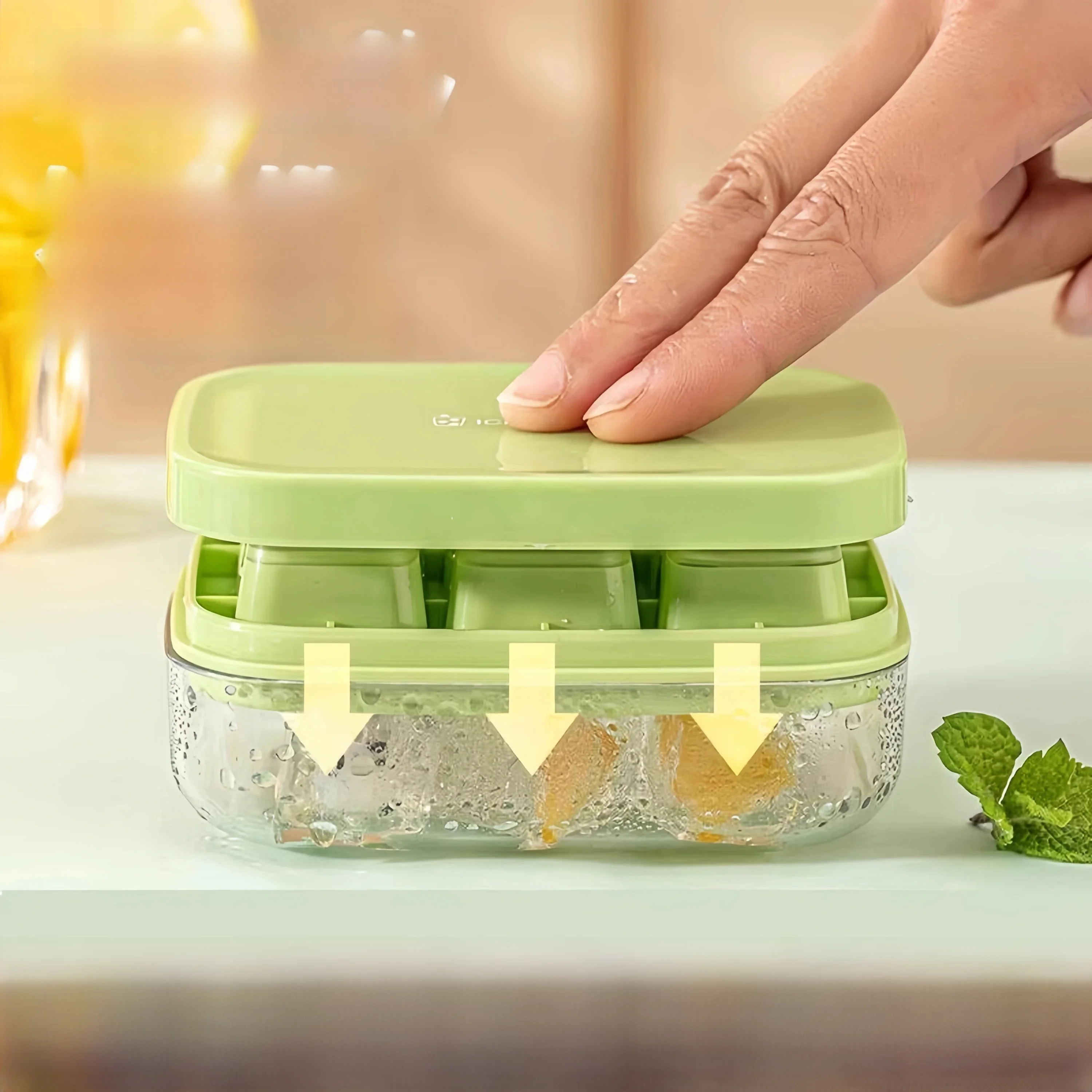 food-grade-silicone-ice-tray-press-type-home-use-ice-maker-kitchen-essential-soft-plastic-ice-cube-mold-easy-out-design
