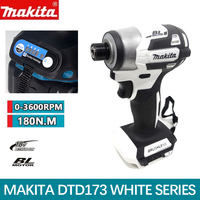 Makita DTD173 Brushless Motor Driver 180N.M Electric Impact Screwdriver Cordless Drill Power Tool For Makita 18V Battery