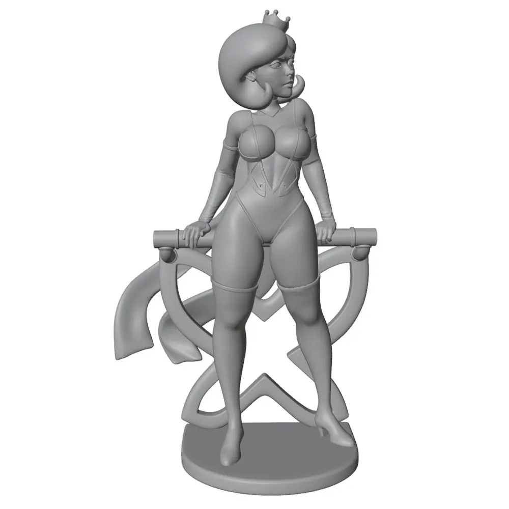 Miniatura de resina 75mm – Figura de reina paracoleccionismo y JDR