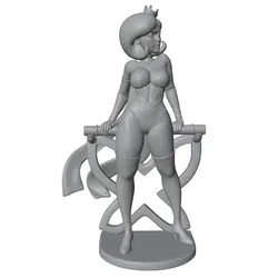 Miniatura de resina 75mm – Figura de reina paracoleccionismo y JDR