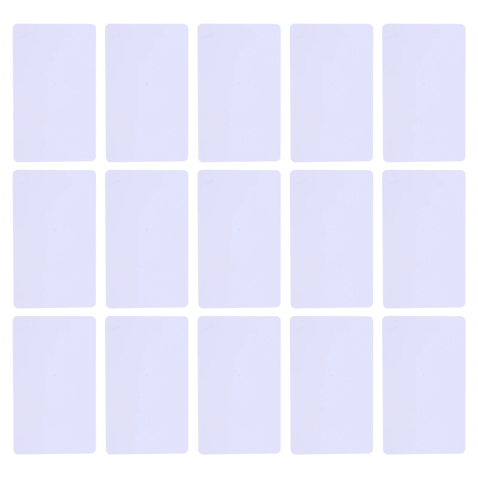 250Pcs Chip PVC Blank Cards Printable Id Membership Badges Student Business Card Printer Supplies Card Page Sleeves