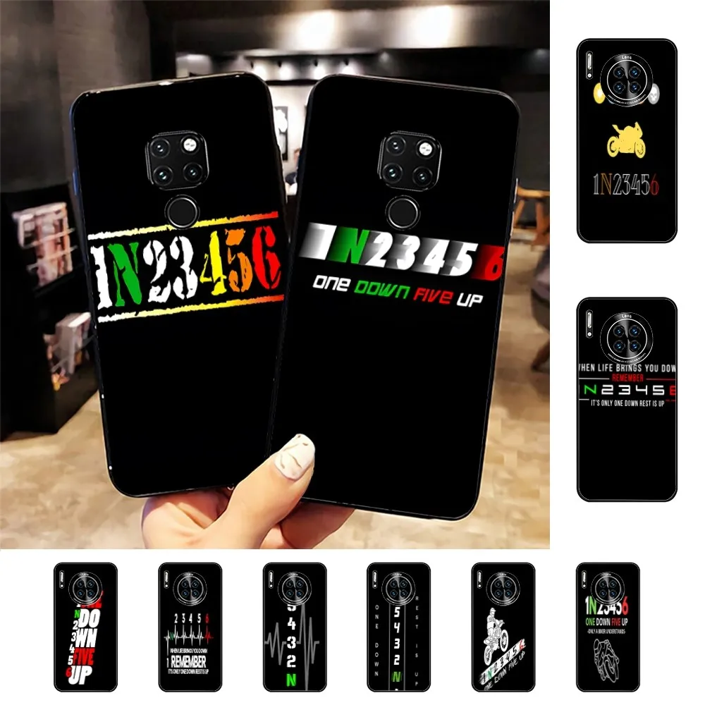 1N23456 M-Motorcycle Phone Case For Huawei Mate 10 20 30 40 50 Lite Pro Nova 3 3i 5 6 SE 7 Pro 7SE