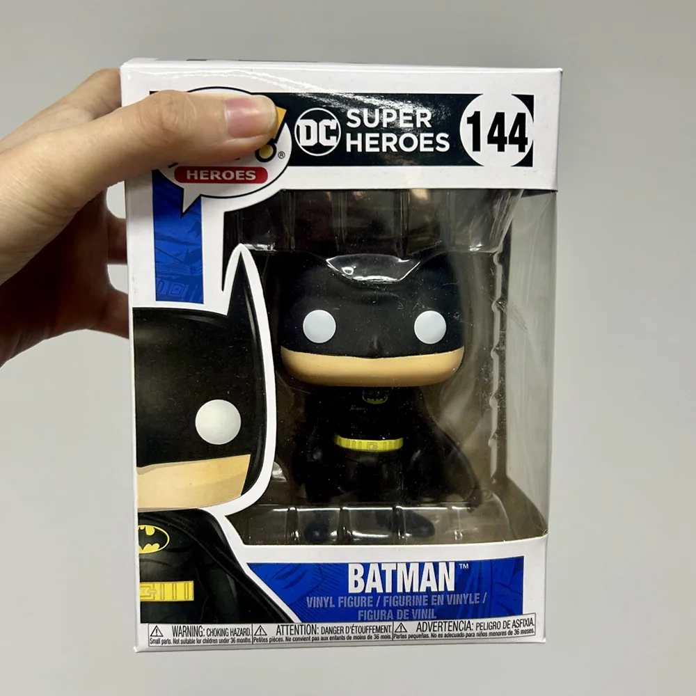 Nuevas Películas de DC-Heroes, Funkos de Batman, Héroe # 144 Figuras de Acción de Vinilo Coleccionables, Muñecos, Decoración del Hogar, Regalos