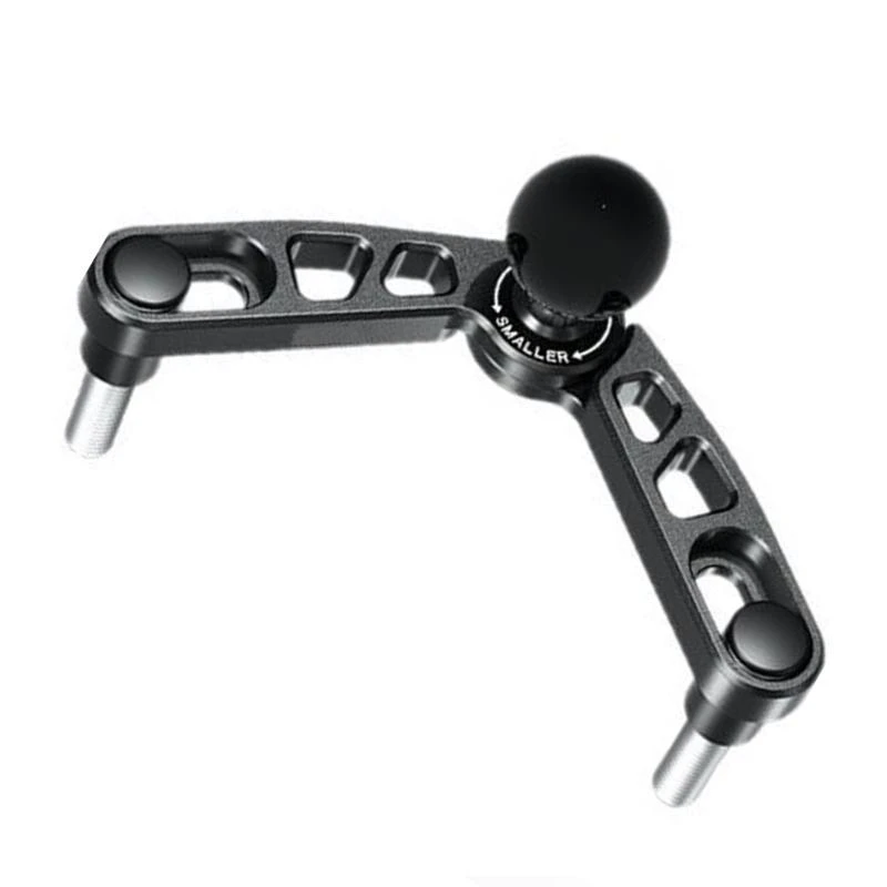 Universal Ball Mount Base For Motorbike Front Fork Adjustable Installation Features Adjustable Screw Distance 78mm-127mm