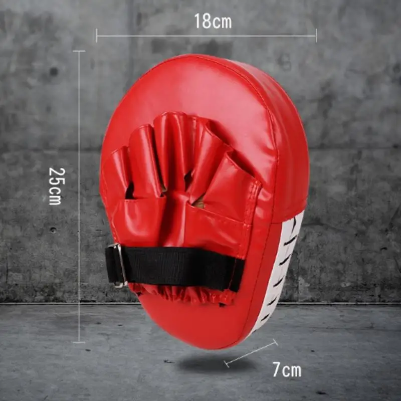 【F】1PC Boxing Curved Hand Target Boxing Pad Glove Gym Training Kickboxing Exercise PU Leather Punching Bag Muay Thai Taekwondo view 5
