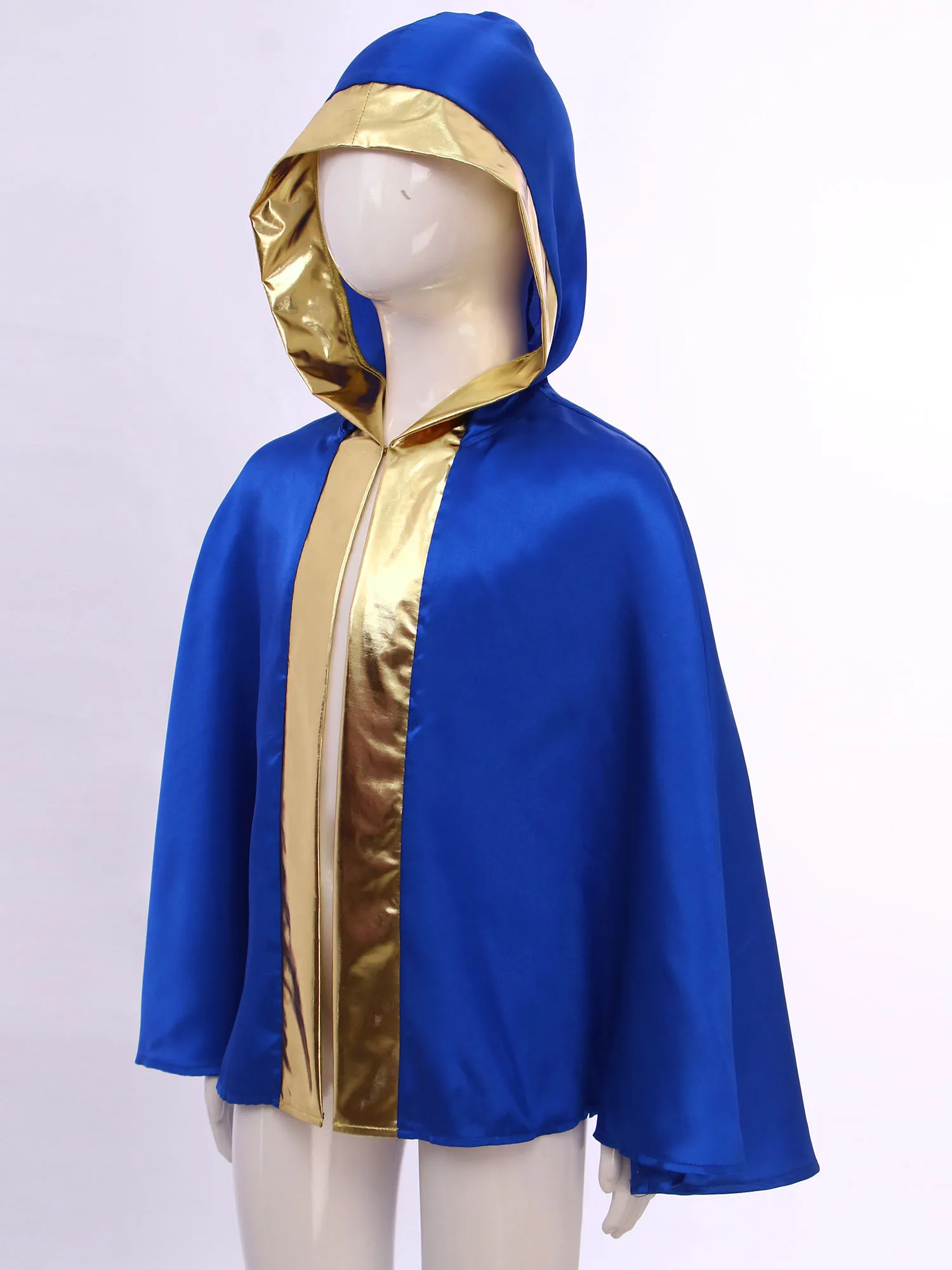 Kids Fighting Grappling Outfit Boys Girls Boxing Robes Children Muay Thai Satin Hooded Robe Boxing Gloves Boxer Costume