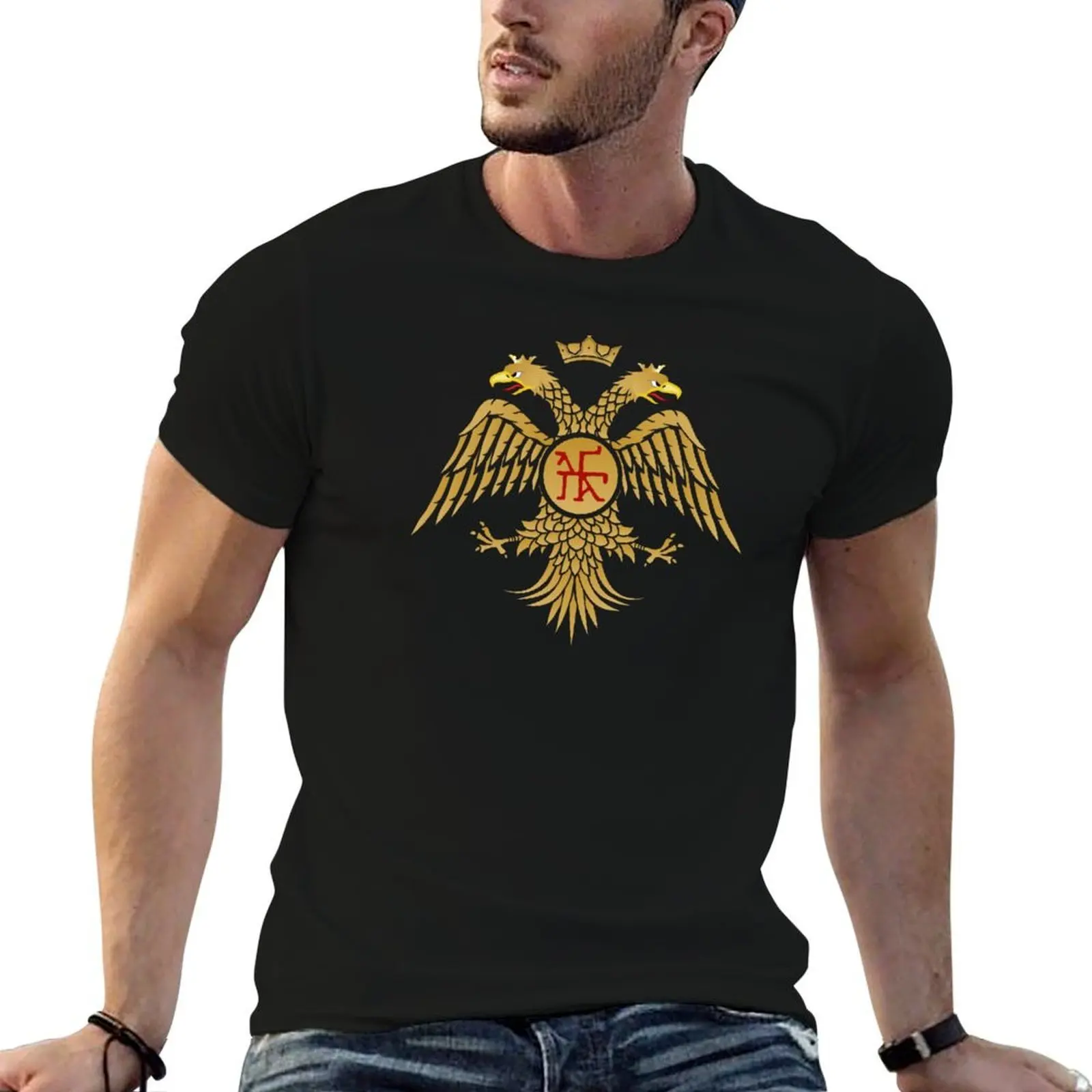 

Double-headed eagle of Byzantium T-Shirt t shirts for man slim fit t shirts with prints T-Shirt