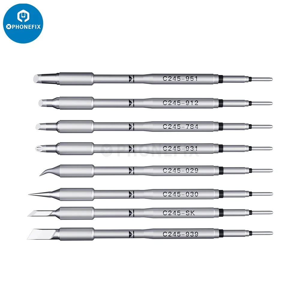 C245 Replacement Soldering Iron Tip C245 Series C245-SK Welding Nozzle Compatible With J B C I2C T245 Soldering Station Parts