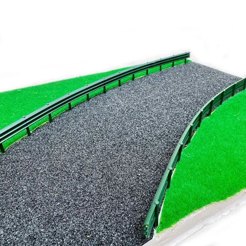 17 センチメートル/21 センチメートル/25 センチメートルストリート道路分離ガードレールミニチュアフェンスモデル道路障壁高速道路フェンス DIY モデルおもちゃアクセサリー