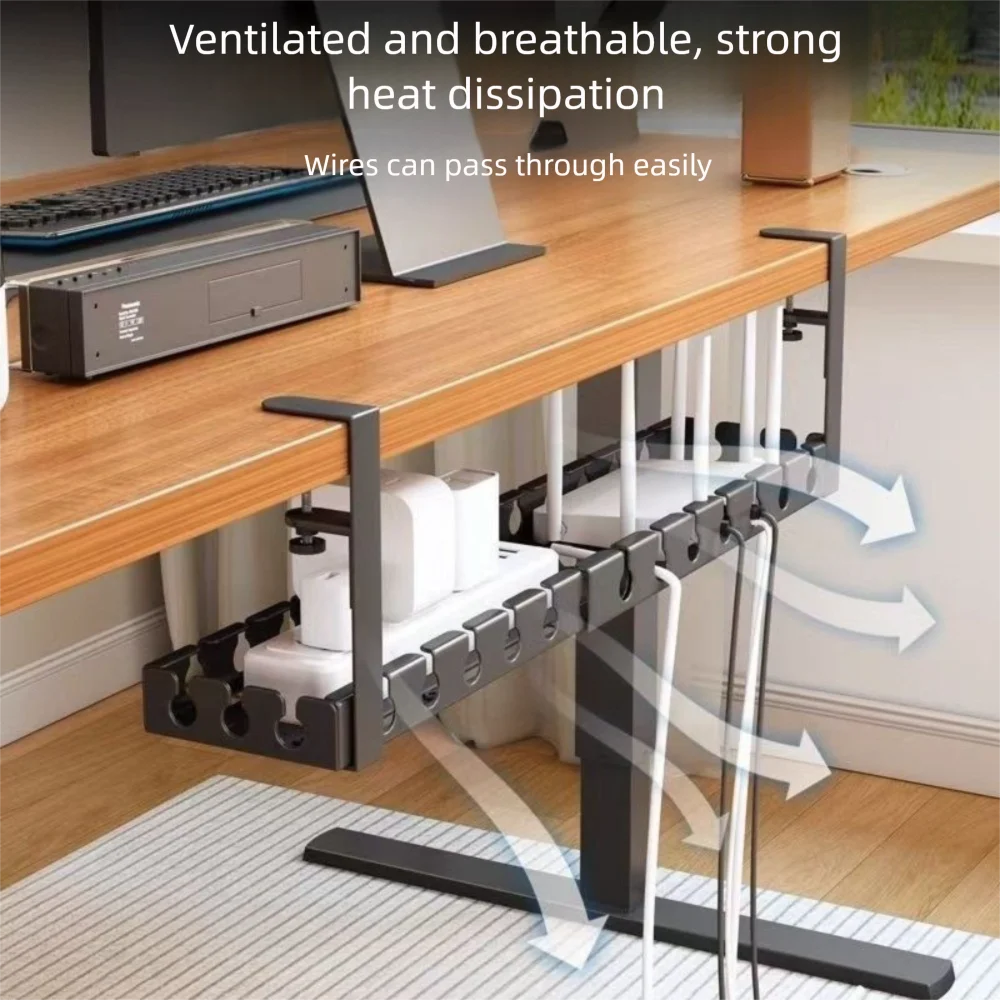 Cable Tray Under Desk - Extendable Under Desk Cable Management Tray