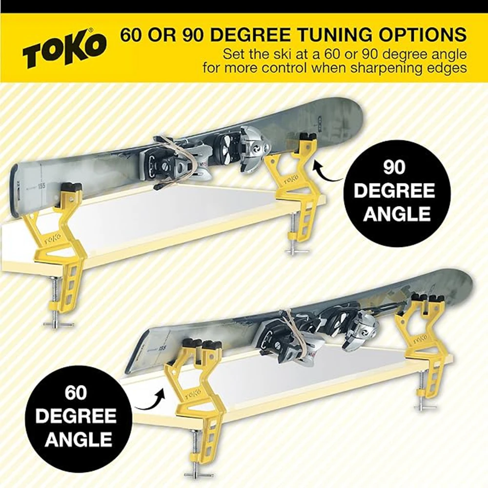 TOKO Express Universal Alpine Ski Vise Grip for Tuning and Waxing - Secure No Slip Grip