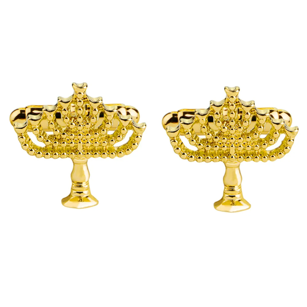 Creative Wax Table Cufflinks and Studs Men's Shirt Clothing Cufflink Business Formal Attire and Personalized Accessories