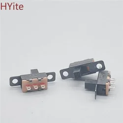 Hot 20pcs 5V 0.3A Mini Size Black SPDT Slide Switch for Small DIY Power SS-12F15