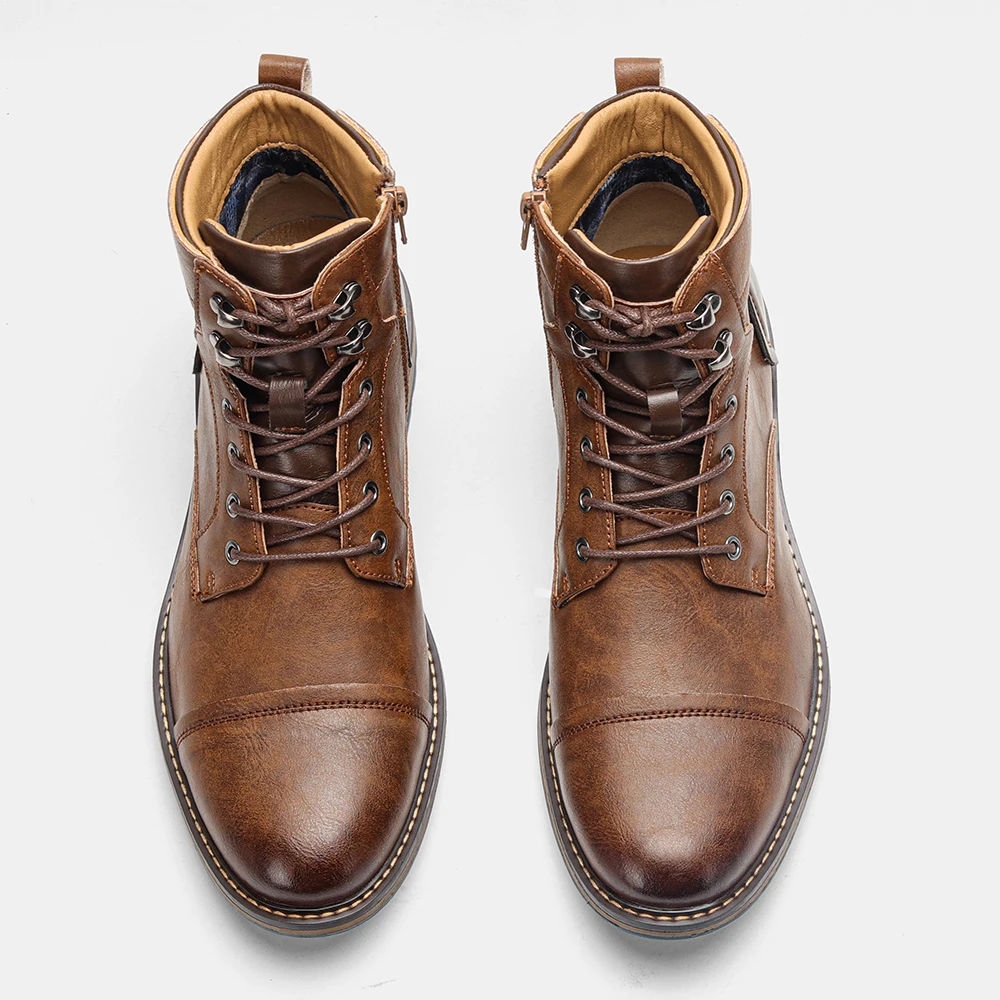 Men Boots Casual Brand Retro 2026 Fashion Comfortable Ankle Boots