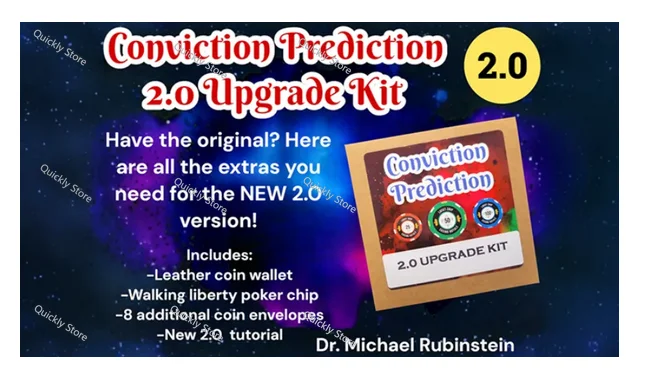 

Майкл Рубинштейн - Преобразительное предсказание 2.0 Волшебные трюки (мгновенная загрузка) Быстрая отправка