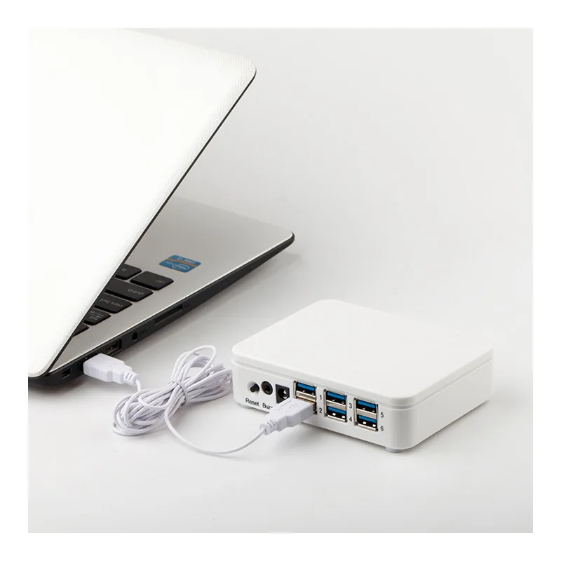 Multi-Port Laptop Security Alarm System Anti-Theft Alarm Box for Notebook Computer Protection 4/6/8/10 Ports for Mobile Shop Exh