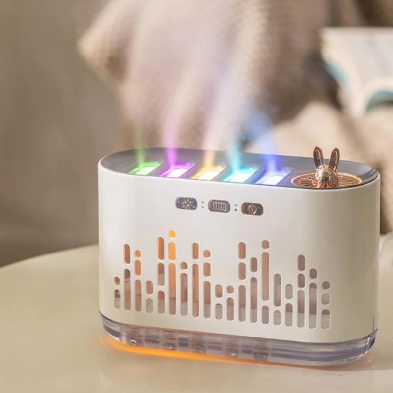 

Диффузор эфирного масла, 700 мл, диффузор для ароматерапии, прохладный увлажнитель тумана с RGB-подсветкой, меняющим цвет для домашнего офиса, автоматическое отключение