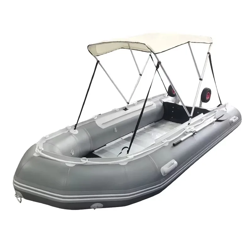 

PVC inflatable recreational fishing boat weight can be easily carried and inflated fishing boats