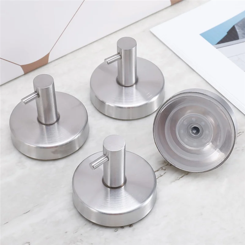 

YWDZ-4Pcs Suction Cup Hooks, Towel Hooks, No Drilling Hooks, Suction Cup, Bathroom, Kitchen, Clothes Hooks