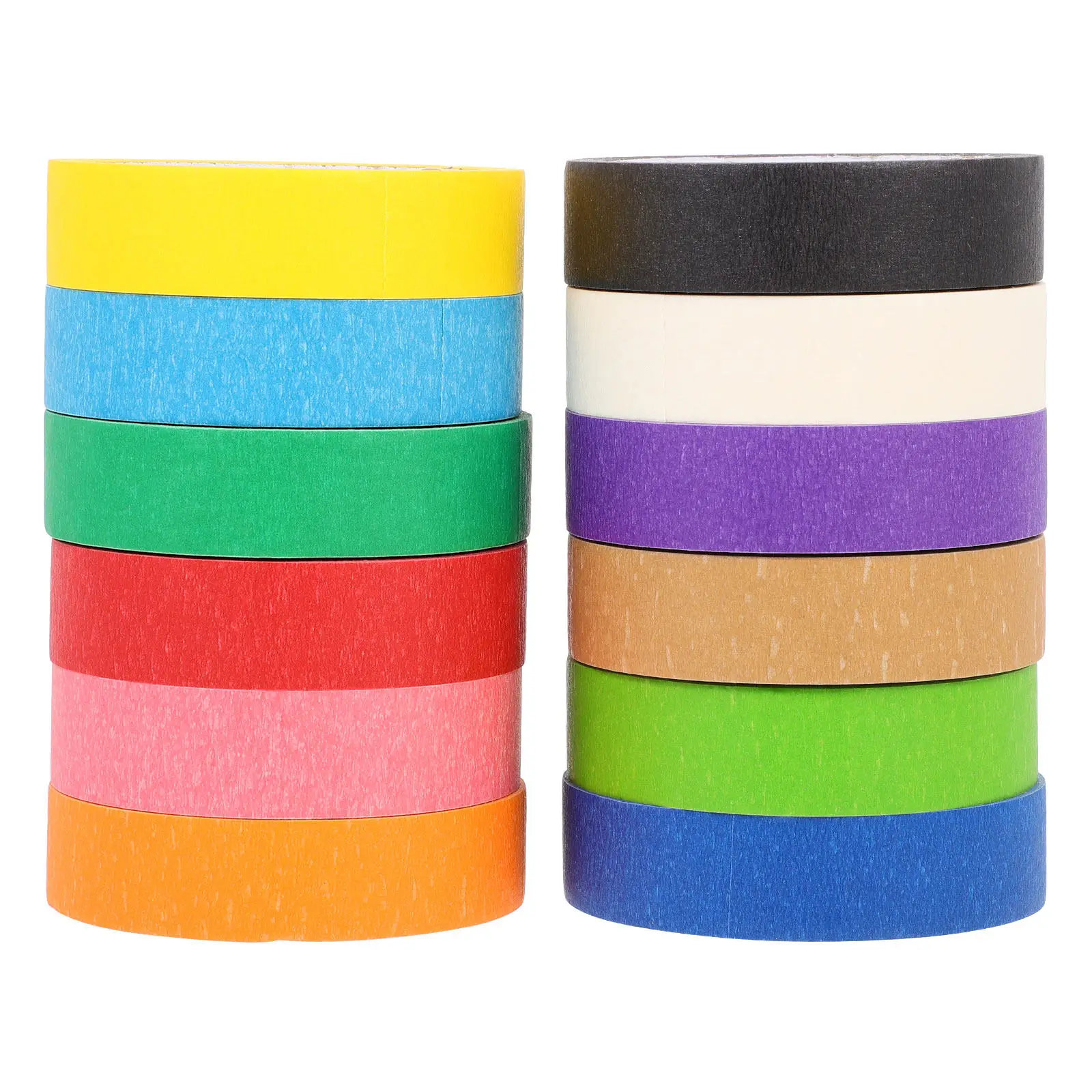 12-rollos-de-cinta-adhesiva-de-colores-resistente-a-altas-temperaturas-y-al-desgarro-con-papel-protector-facil-de-retirar-ideal-para-pintar-y-aplicar-pintura-en-automoviles