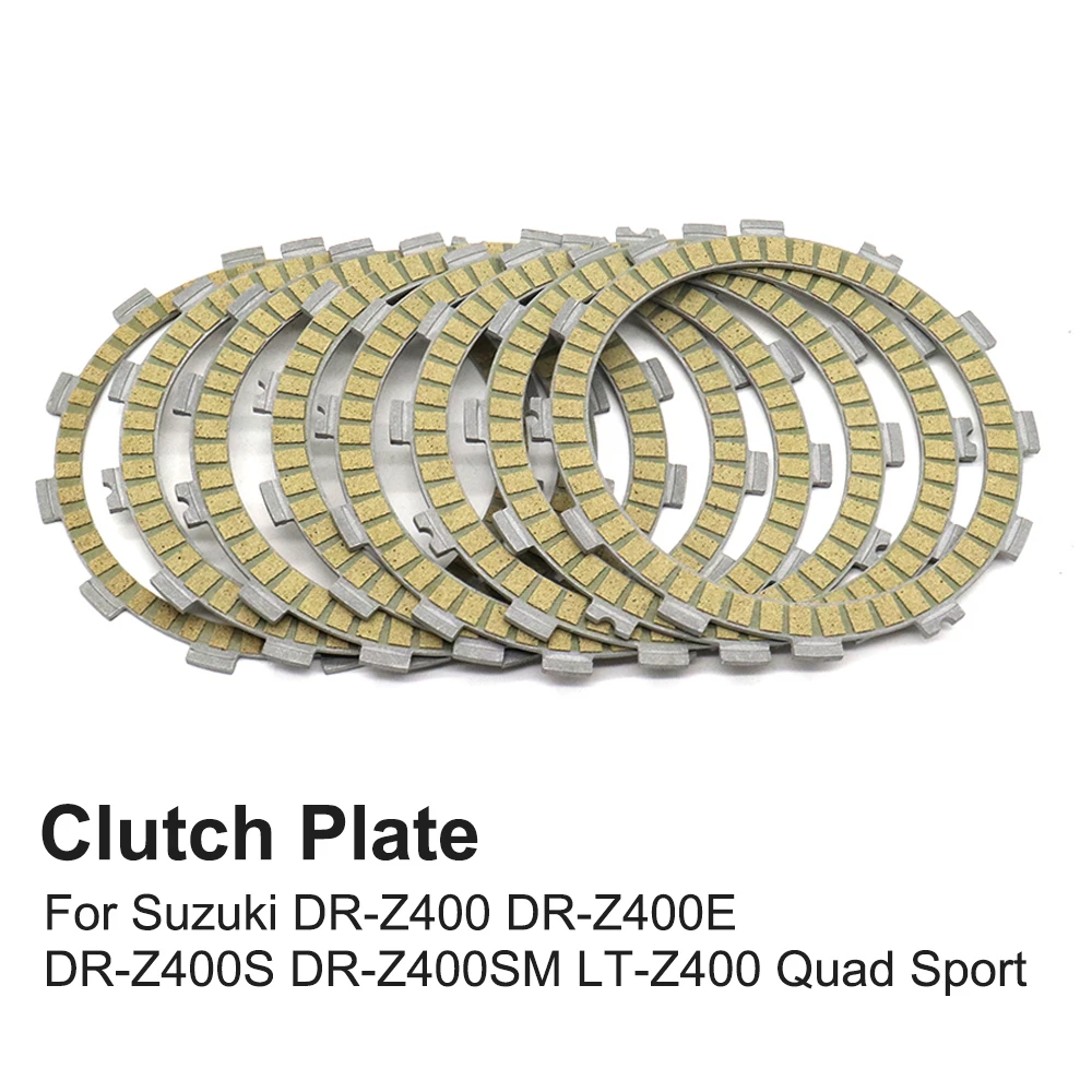 For Suzuki DRZ 400 400E 400S DRZ400 DRZ400E DRZ400S DRZ400SM LTZ400 Quad Sport Z400 Motorcycle Clutch Plates Friction Disc Kit