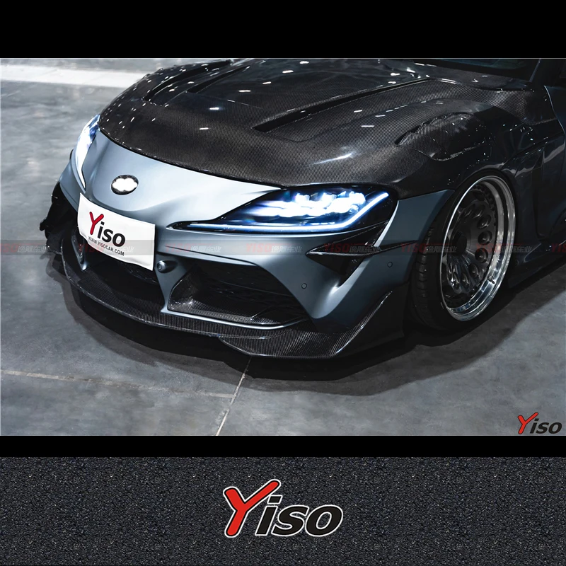 

Подходит для SUPRA A90 Модифицированный усилитель TAL Передний спойлер Аэродинамический комплект из углеродного волокна Передняя губа TAL