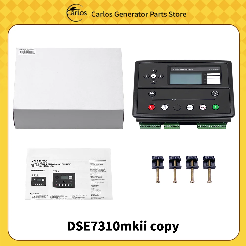 dse7310 Deep Sea DSE7310 MKII  Diesel Generator Auto Start Mains (Utility) Failure Control Module LCD Display Controller Panel