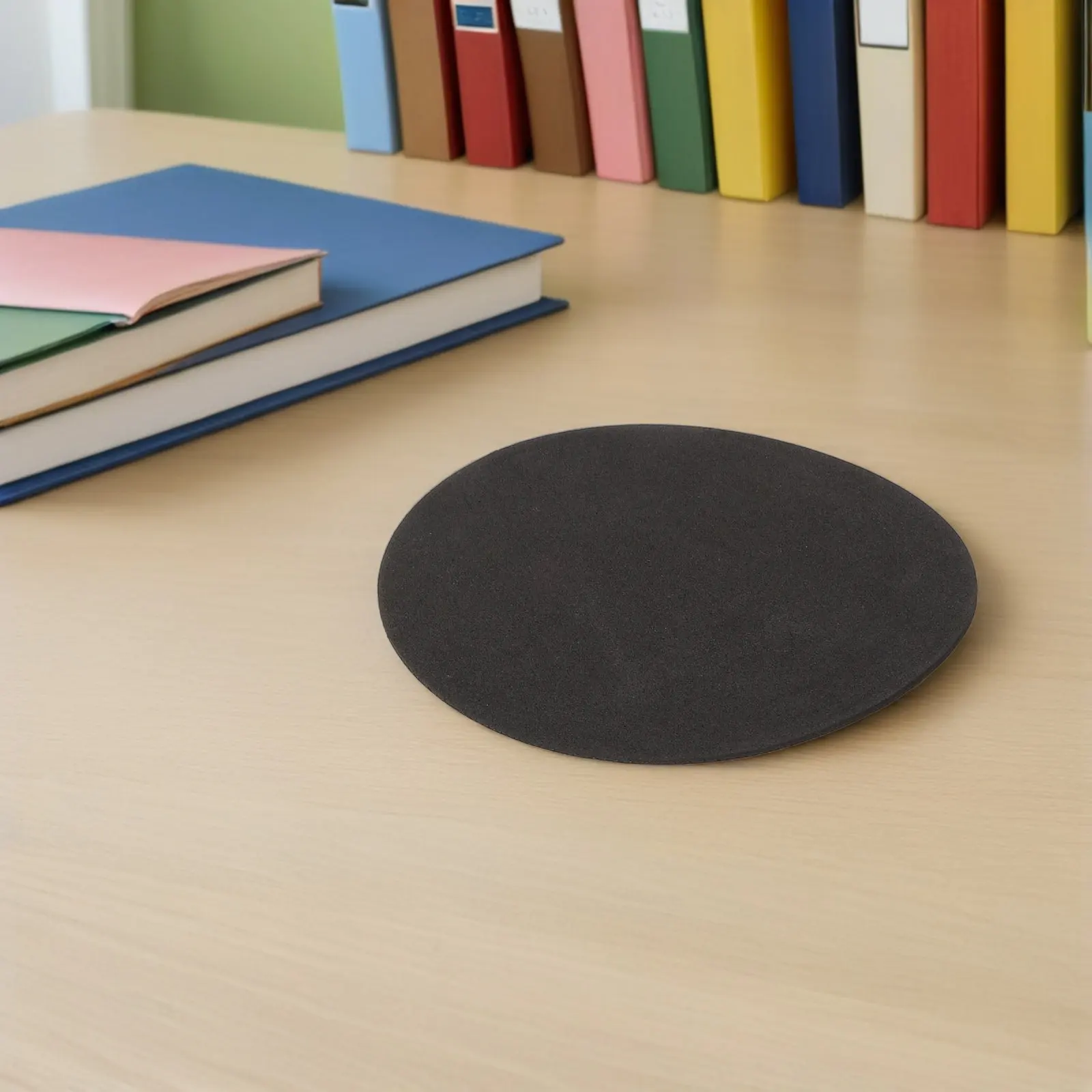 4Pcs Round Lamp Base Non Slip Pads Black Self Adhesive Anti Scratch Furniture Protectors Hardwood Floor Grippers Desk Lamp
