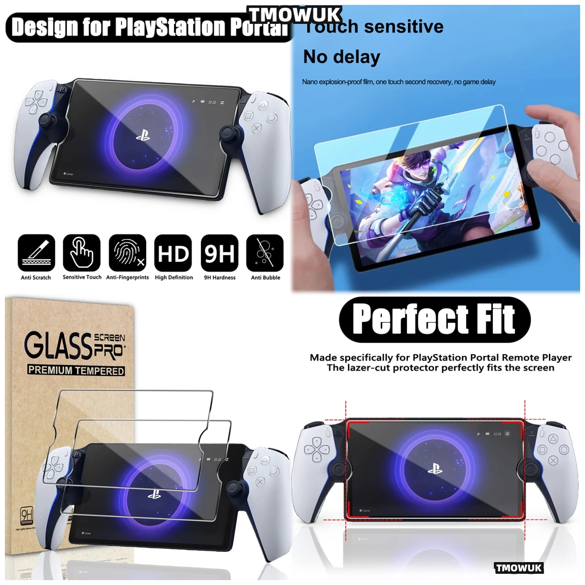 

Dust-Repellent Transparent Cover For Sony PlayStation Portable PS5, Easy Application