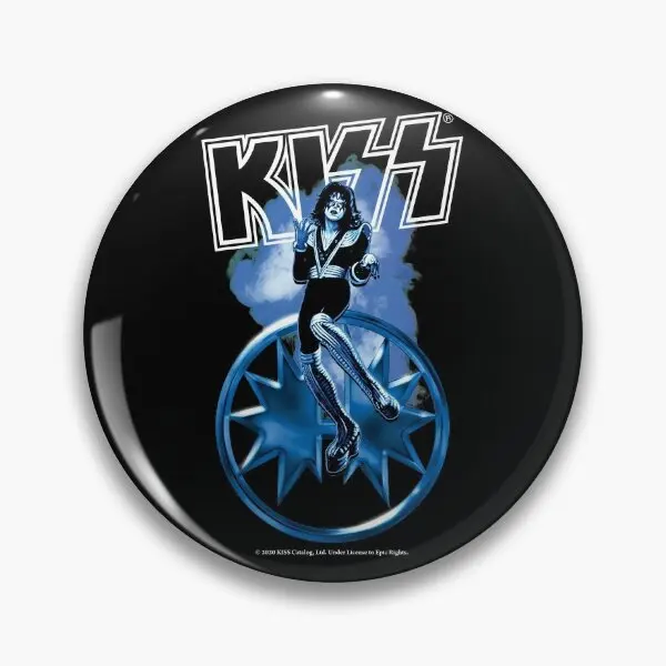 Kiss Band Spaceman  Soft Button Pin Cartoon Lover Gift Brooch Badge Creative Women Clothes Metal Cute Decor Jewelry Hat