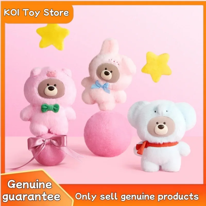 

Jiforte Bear, плюшевая игрушка, костюм животного, сменный виниловый плюшевый подвесной орнамент, слепая коробка, загадочные подарки для детей, подарки на день рождения для девочек