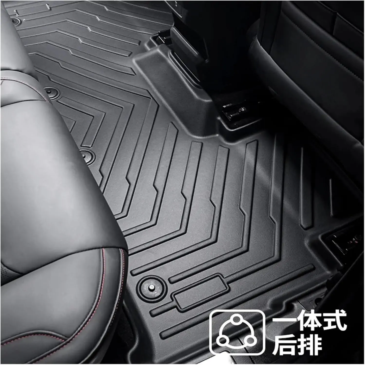 ل VW ID.4 CROZZ 2021-2025 2026 الحصير سيارة الجذع الحصير جميع الأحوال الجوية مقاوم للماء المضادة للانزلاق الجبهة الخلفية البضائع بطانة منصات القدم LHD #3