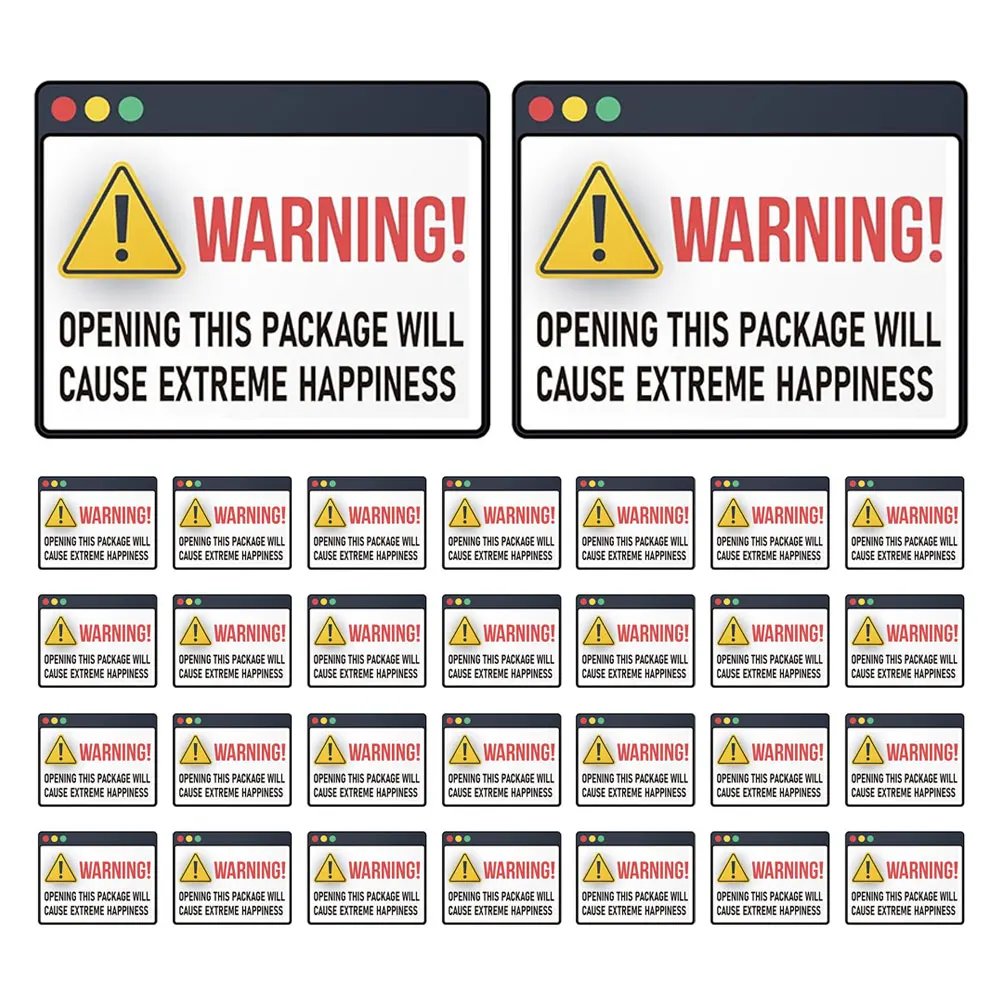 

Extreme Happiness Package Stickers Envelope Label Sealing for Festival Packaging
